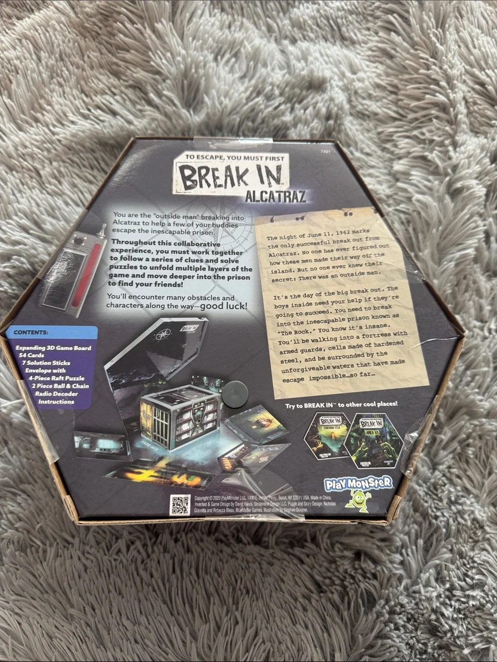 Break In Alcatraz Board Game